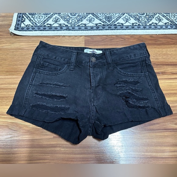 Hollister Co. Distressed Jean Shorts - Picture 1 of 6